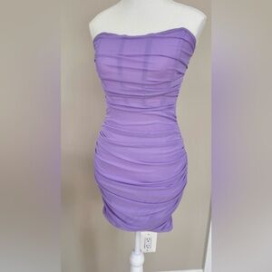 Aeropostale Strapless Purple Dress XS
